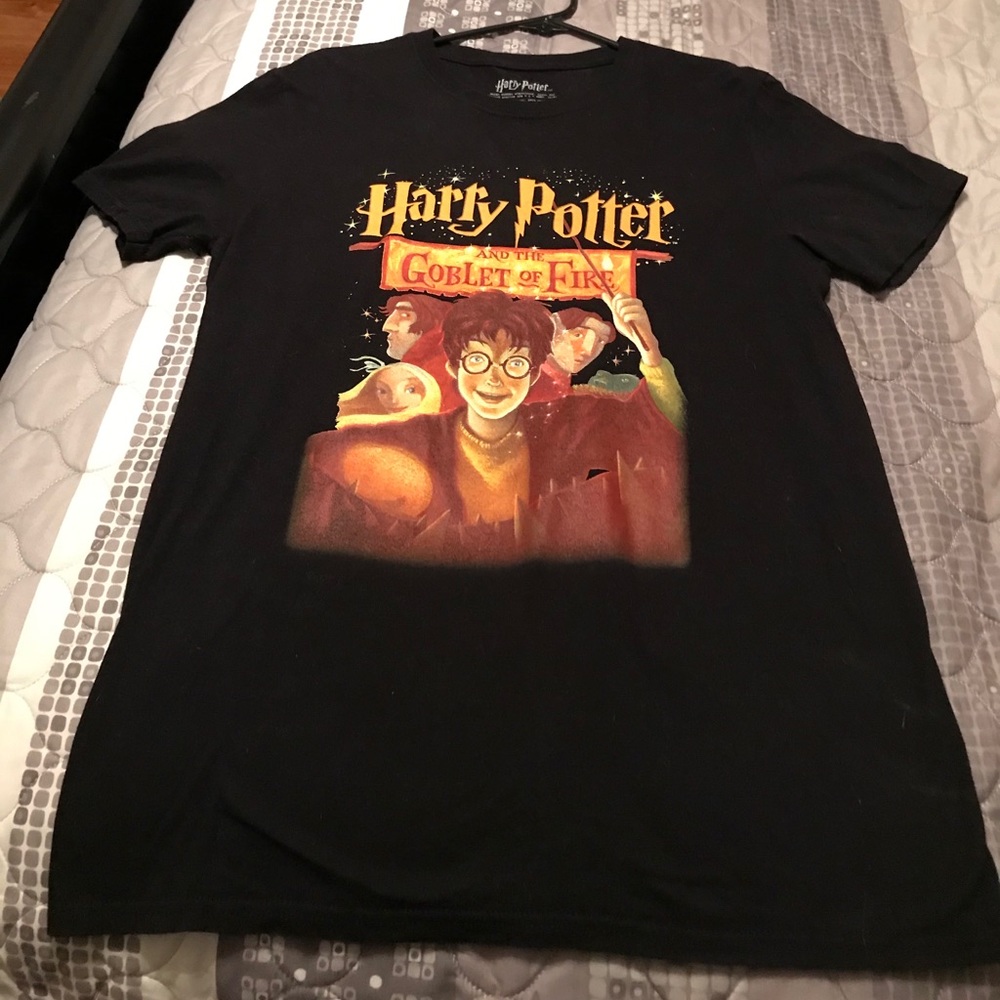 Harry Potter Goblet of Fire Book Cover T-Shirt